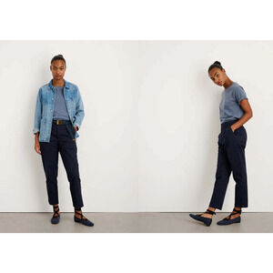 ALEX‎ MILL Garment Dyed Navy Cotton Twill Boy Pants sz 4